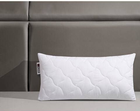 my home Microfiberkussen Fantasy eco hoofdkussen van duurzame vezel, in de afmetingen 40x80 en 80x80 cm verkrijgbaar 5 sterren favoriet, kookwasbestendig!