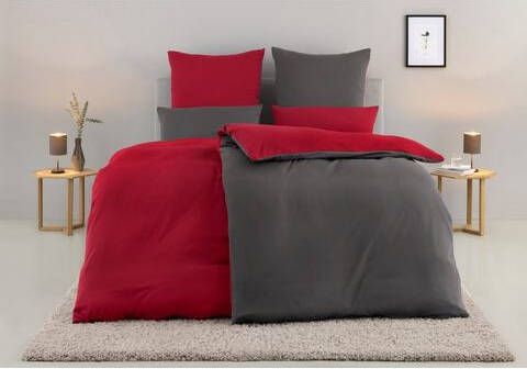 my home Tweezijdig te gebruiken overtrekset Serie Desner, modern dekbedovertrek in verschillende afmetingen(2 delig )