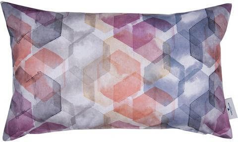 Tom Tailor Kussenovertrek Overlap Colors met retro print(1 stuk )