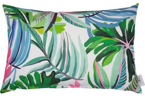 Tom Tailor Kussenovertrek Paradise Leaves met mooie bladprint(1 stuk )