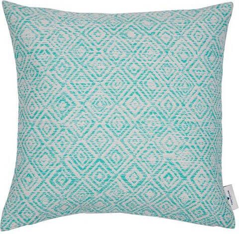 Tom Tailor Kussenovertrek Woven Squares met ruiten(1 stuk )