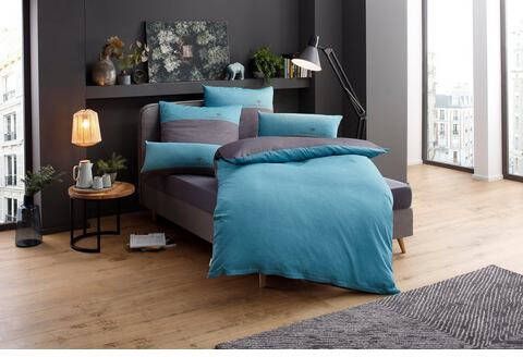 Tom Tailor Tweezijdig te gebruiken overtrekset Henry dekbedovertrek met gratis geschenk sporthanddoek met gratis bonus sporthanddoek(3 delig )