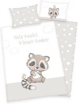 babybest®, Flannel beddengoed Kleine Robber GOTS 100 x 135 cm