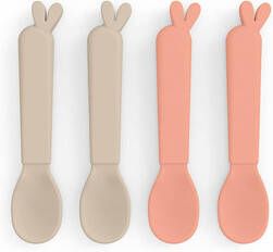 Done by Deer ™ Kiddish Spoon 4 pack Lalee Sand/Coral