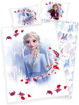 Disney Frozen Dekbedovertrek Katoen Ledikant(100x135 Cm + 1 Sloop) Multi