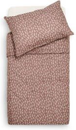 jollein dekbedovertrek Meadow kastanje 100 x 140 cm