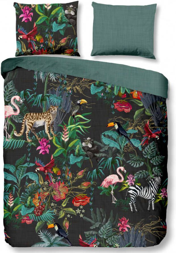 Good Morning Funky Dekbedovertrek Lits jumeaux(240x200/220 Cm + 2 Slopen) Katoen Multi