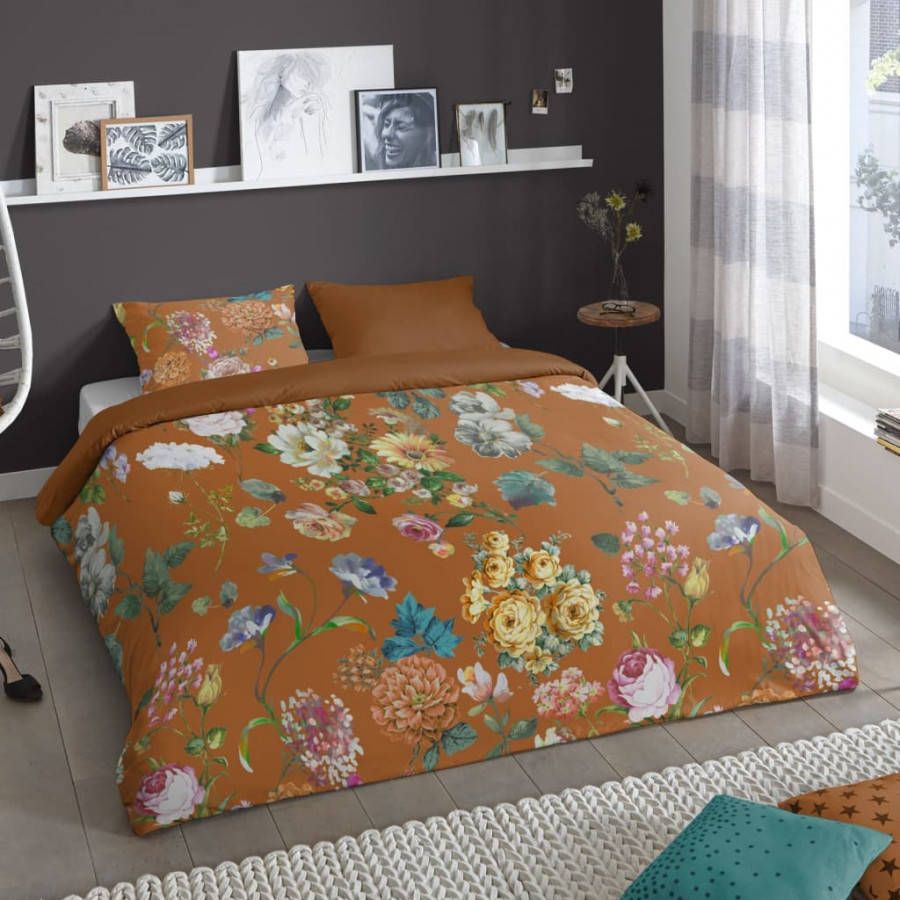 Good Morning Shinsou Dekbedovertrek 1 persoons(140x200/220 Cm + 1 Sloop) Katoen Terra