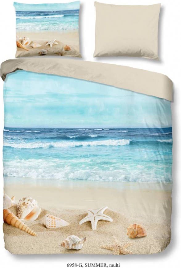 Good Morning Summer Dekbedovertrek 2 persoons(200x200/220 Cm + 2 Slopen) Katoen Multi