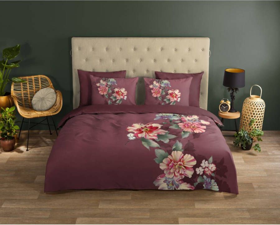 good morning Tweezijdig te gebruiken overtrekset Yuko 100% katoen