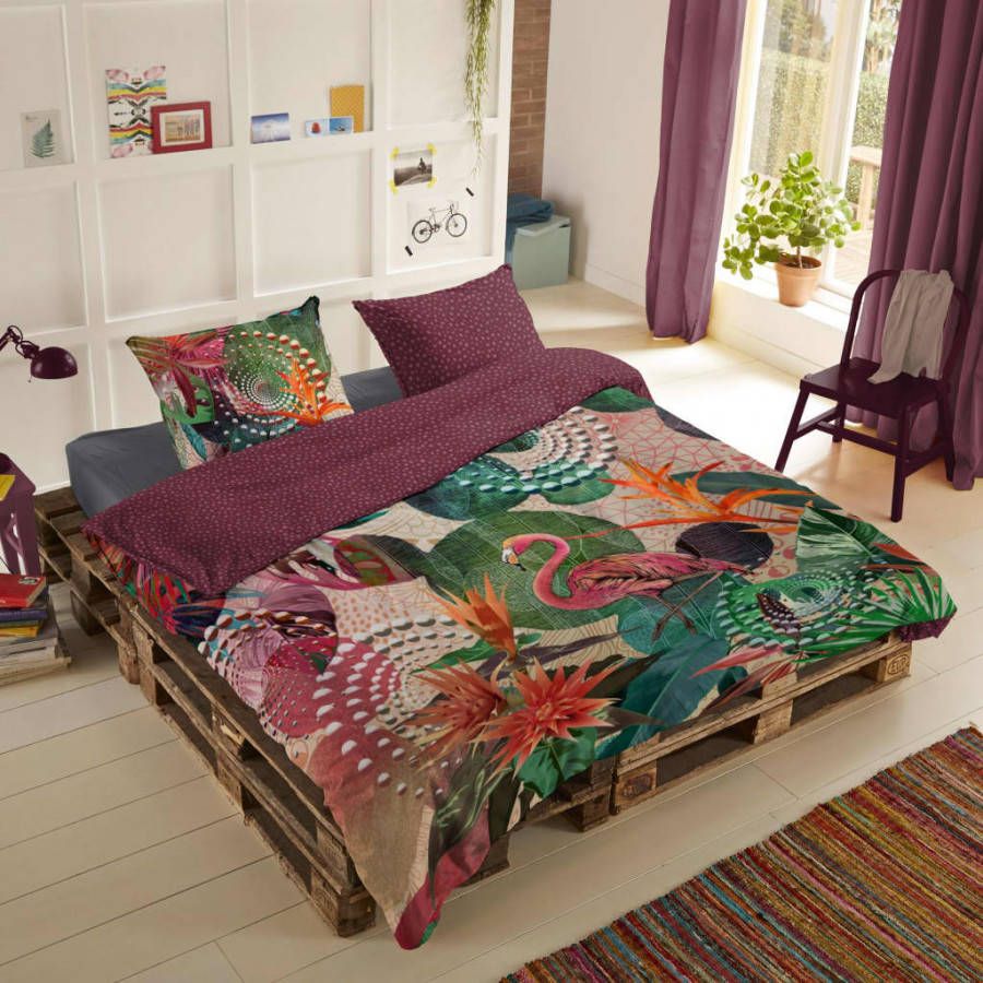 Hip dekbedovertrek Sirke multikleur 240x200/220 cm Leen Bakker