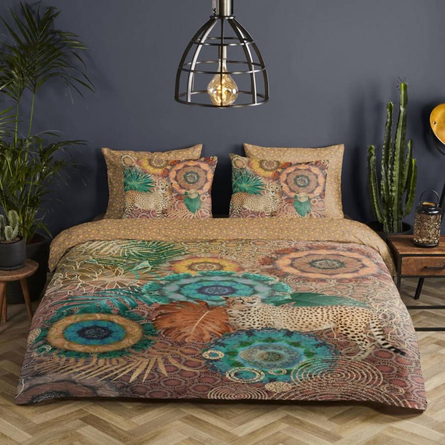 HIP Collection Zenta Dekbedovertrek 1 persoons(140x200/220 Cm + 1 Sloop) Katoen Satijn Multi