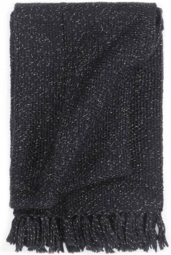 vidaXL Plaid 160x210 cm lurex antraciet