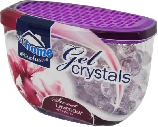 At Home 24x Luchtverfrisser Gel Kristallen Lavender Retreat 150 gr