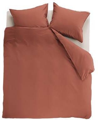 Beddinghouse Organic Basic Dekbedovertrek 2 persoons(200x200/220 Cm + 2 Slopen) Katoen Terra