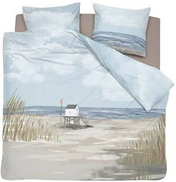 Cinderella Ameland Dekbedovertrek Lits jumeaux(240x200/220 Cm + 2 Slopen) Katoen Satijn Blue