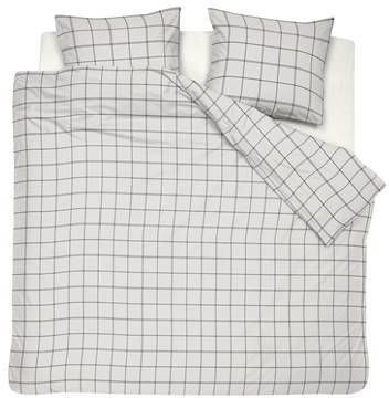 Cinderella Kody Flanel Dekbedovertrek Lits jumeaux(240x200/220 Cm + 2 Slopen) Flanel Off White