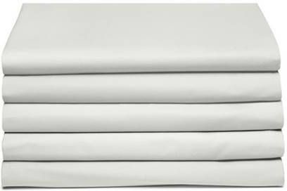 Cinderella Basic Percaline Katoen Laken 100% Percaline Katoen Lits jumeaux(240x260 Cm) Wit