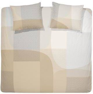 Damai Moore Dekbedovertrek 2 persoons(200x200/220 Cm + 2 Slopen) Katoen Satijn Butter Cream