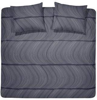 Damai Ocean Dekbedovertrek 2 persoons(200x200/220 Cm + 2 Slopen) Katoen Satijn Indigo