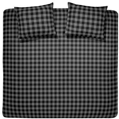 Damai Timber Flanel Dekbedovertrek Lits jumeaux(240x200/220 Cm + 2 Slopen) Flanel Grey