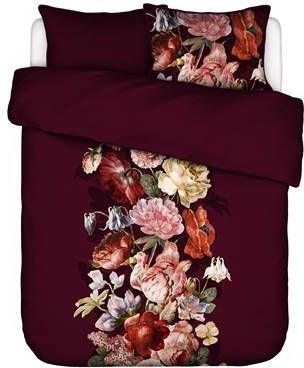 Essenza Anneclaire Dekbedovertrek Lits jumeaux(240x200/220 Cm + 2 Slopen) Katoen Satijn Cherry
