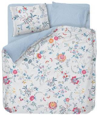 Pip Studio Flower Festival Dekbedovertrek 260 x 200/220 cm Wit