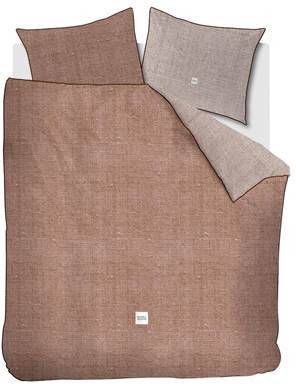 Rivièra Maison Coughton Court Dekbedovertrek Lits jumeaux(260x200/220 Cm + 2 Slopen) Katoen Terra