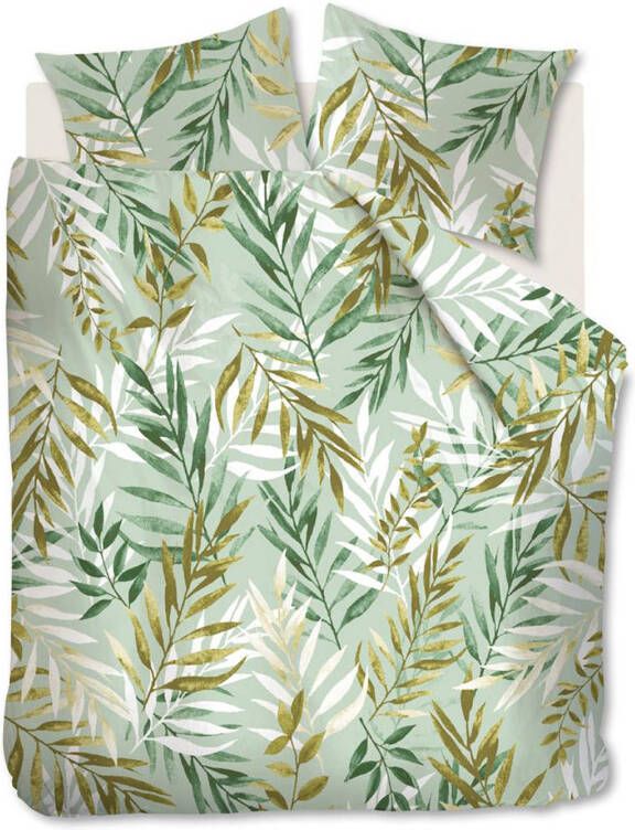 Ariadne at Home Earthy Dekbedovertrek 2 persoons(200x200/220 Cm + 2 Slopen) Katoen Green