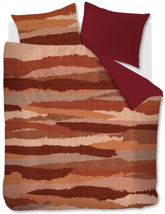 Beddinghouse William Dekbedovertrek Lits jumeaux(240x200/220 Cm + 2 Slopen) Katoen Rood