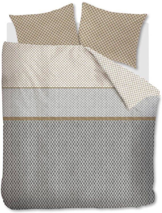 Beddinghouse Trevor Dekbedovertrek 2 persoons(200x200/220 Cm + 2 Slopen) Katoen Satijn Grey