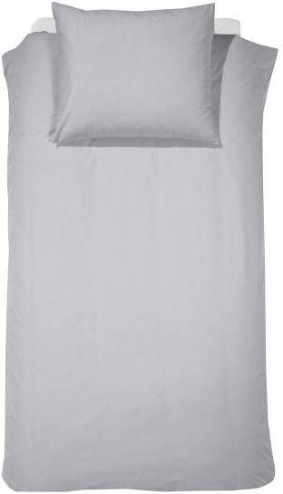 Cinderella Uni Flanel Dekbedovertrek 1 persoons(140x200/220 Cm + 1 Sloop) Flanel Light Grey