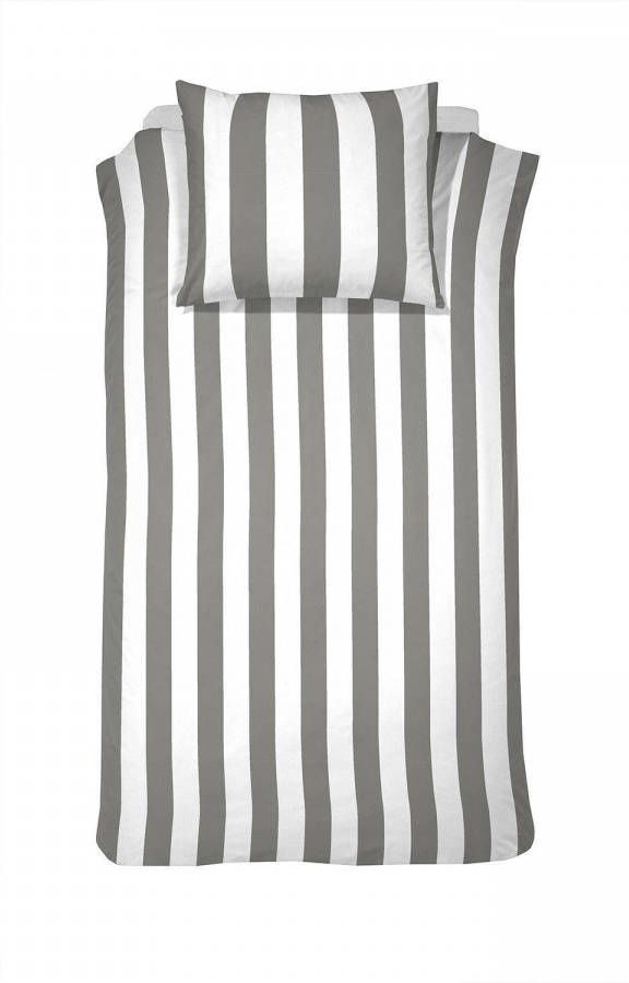 Cinderella Dekbedovertrek Jacky Antracite 1 persoons(140 X 200/220 Cm )