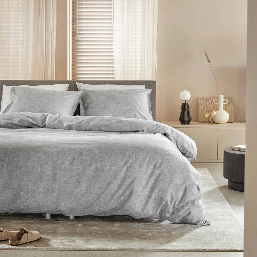 Damai Katoen(biologisch)dekbedovertrek lits jumeaux(dekbedovertrek 240x220 cm )