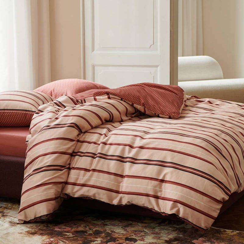 Essenza katoensatijnen dekbedovertrek lits jumeaux(dekbedovertrek 240x220 cm )