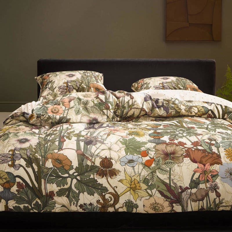 Essenza katoensatijnen dekbedovertrek lits jumeaux(dekbedovertrek 240x220 cm )