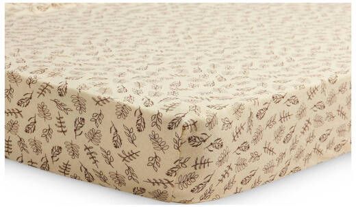 Jollein jersey wieg hoeslaken 40x80/90cm Meadow chestnut