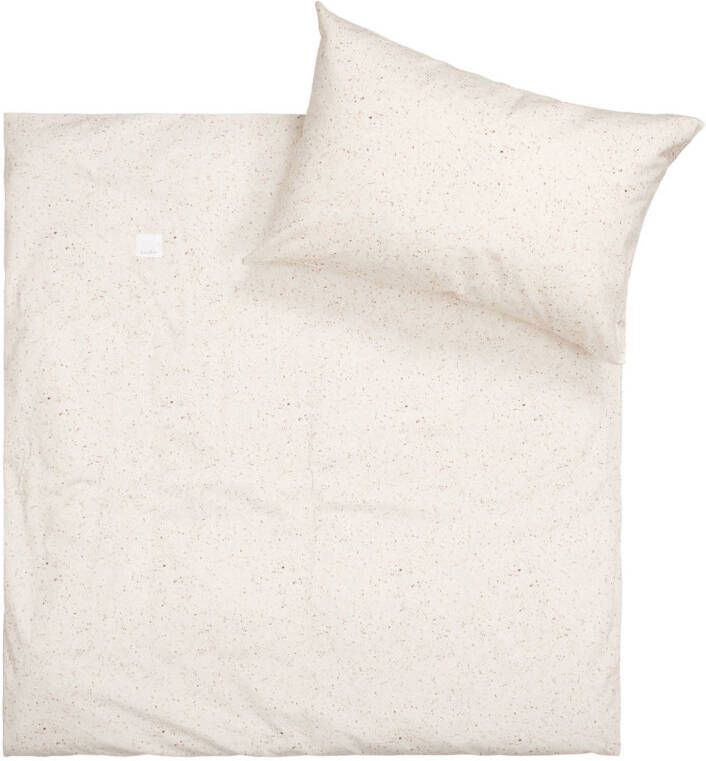 Koeka Katoen(biologisch)Moonsand ledikant dekbedovertrek oat(dekbedovertrek 100x135 cm )