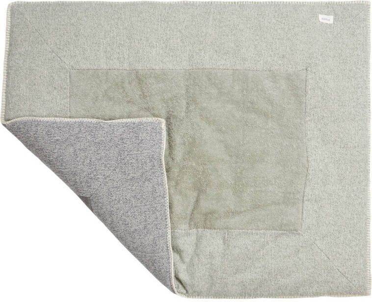 Koeka Vigo boxkleed 75x95 cm / 80x100 cm Shadow Green/Misty Grey