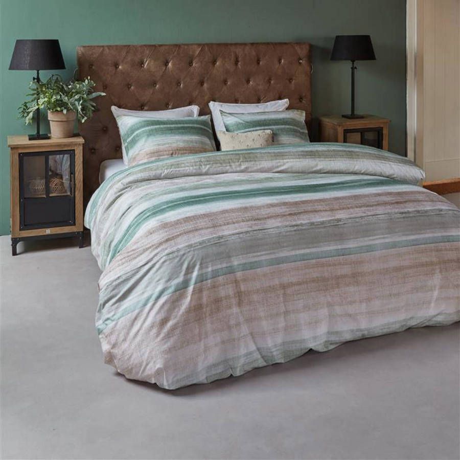 Riviera Maison katoenen dekbedovertrek lits jumeaux(dekbedovertrek 240x220 cm )