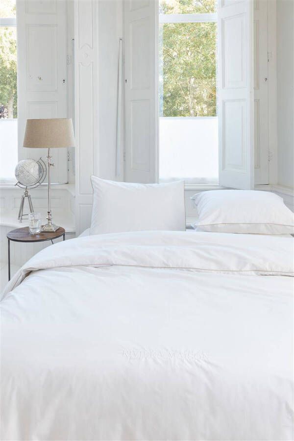 Riviera Maison katoensatijnen dekbedovertrek 1 persoons(dekbedovertrek 140x220 cm )