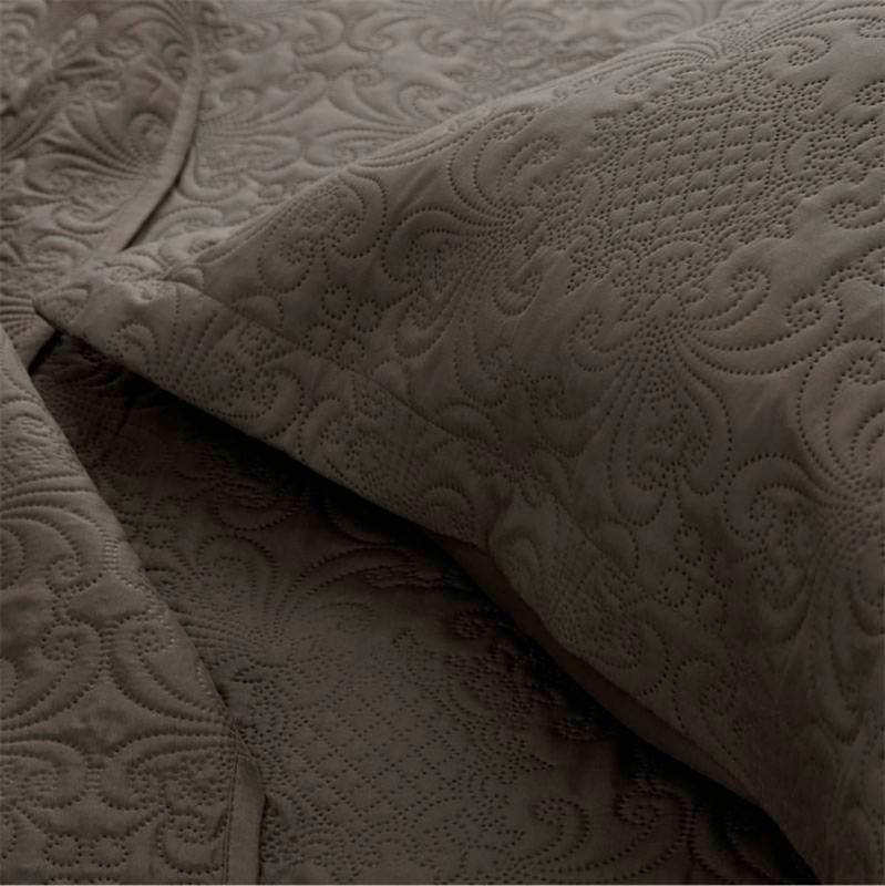 Sleeptime Bedsprei Clara Taupe 260x250 + 2 Kussenslopen 60x70 Taupe