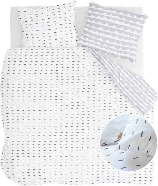 Walra katoenen dekbedovertrek 2 persoons(dekbedovertrek 200x220 cm )