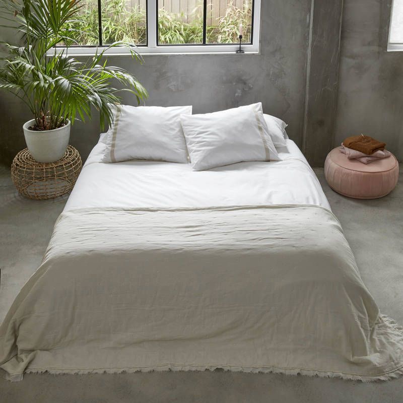 Walra katoenen dekbedovertrek 2 persoons(dekbedovertrek 200x220 cm )