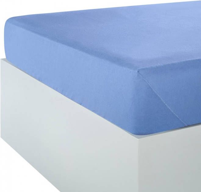 Webschatz Hoeslaken flanel Blauw