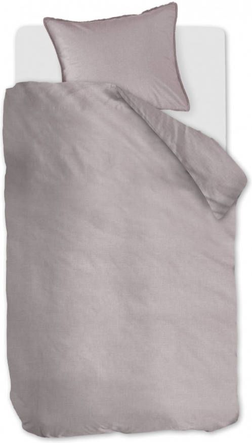 At Home By Beddinghouse Dekbedovertrek One Colour Zand Lits jumeaux 240x200/220 Cm