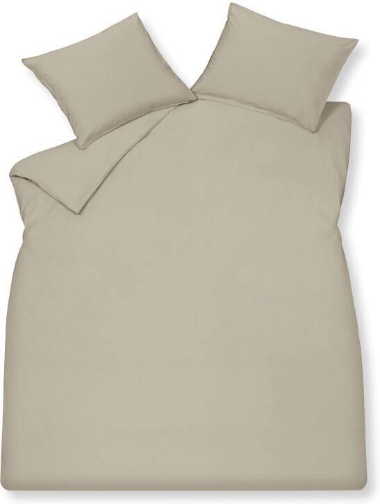 Vandyck Washed Cotton Dekbedovertrek 140 x 220 cm Stone